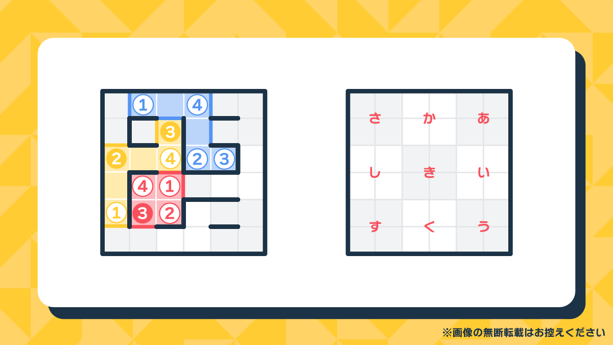 ブロックパズルの謎解きの解説